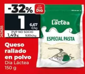 Dia Lactea - Queso Rallado En Polvo 