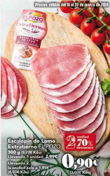 elpozo - Escalopín De Lomo Extratiermo