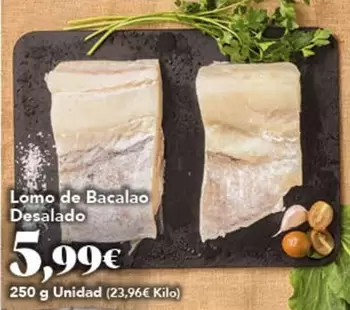 Lomo De Bacalao Desalado