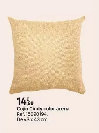 Cojín Cindy Color Arena