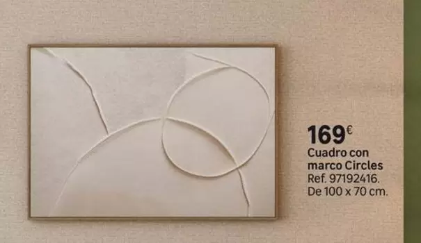 Cuadro Con Marco Circles