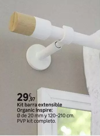 Organic - Kit Barra Extensible  Inspire