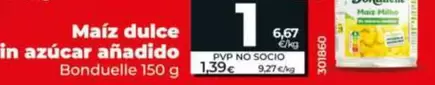 Bonduelle - Maíz Dulce Sin Azucar Anadido 