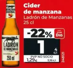 Ladrón De Manzanas - Cider De Manzana 