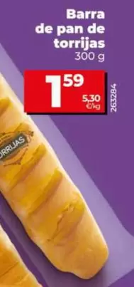 Barra De Pan De Torrijas 