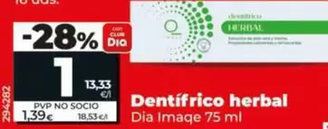 Dia Imaqe - Dentifrico Herbal