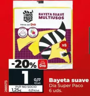 Dia Super Paco - Bayeta Suave 