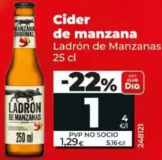 Ladrón De Manzanas - Cider De Manzana 