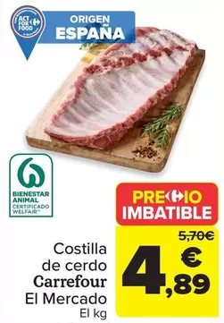 origen - Costilla De Cerdo El Mercado