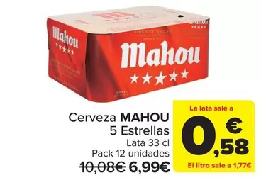 Mahou - Cerveza 5 Estrellas