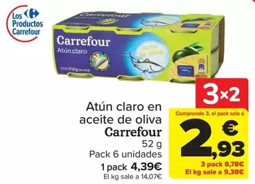 carrefour - Atun Claro En Aceite De Oliva