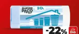 Dia Super Paco - Bolsas De Basura Con Autocierre 10 L