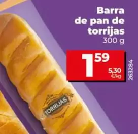 Barra De Pan De Torrijas 