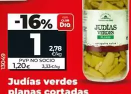 Dia Vegecampo - Judías Verdes Cortadas 