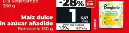 Bonduelle - Maíz Dulce Sin Azucar Anadido 