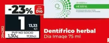 Dia Imaqe - Dentifrico Herbal