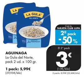 Aguinaga - La Gula Del Norte, Pack 2 Ud. X 100 Gr