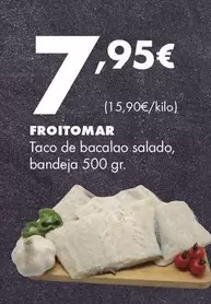 Froitomar - Taco De Bacalao Salado, Bandeja 500 Gr