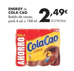 Cola Cao - Energy Batido De Cacao