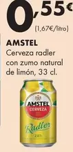 Amstel - Cerveza Radler Con Zumo Natural De Limón