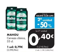 Mahou - Cerveza Clasica