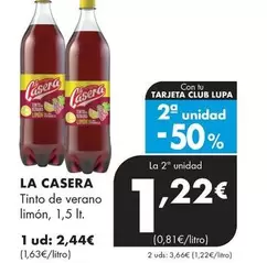 La Casera - Tinto De Verano Limón