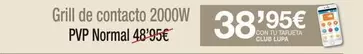 Grill De Contacto 2000W