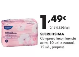 Secretísima - Compresas Incontinencia Extra