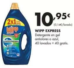 WiPP Express - Detergente En Gel Antiolores O Azul