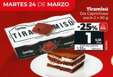 Dia Caprichoso - Tiramisú 