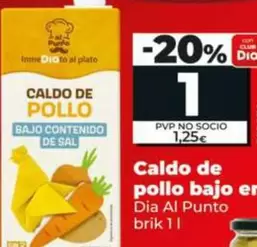 Dia Al Punto - Caldo De Pollo Bajo En Sal 