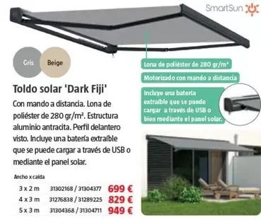 Smart Sun - Toldo Solar Dark Fiji