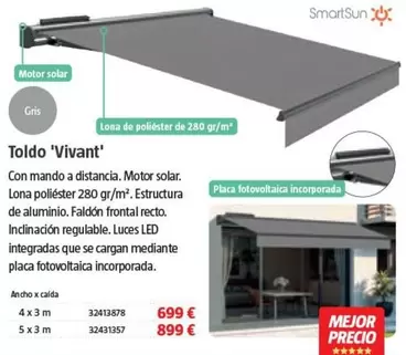 Smart Sun - Toldo Vivant 