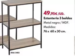 Estantería 3 Baldas