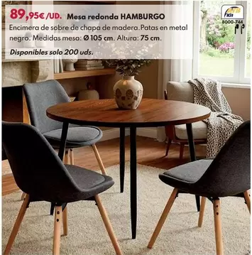 Mesa Redonda HAMBURGO