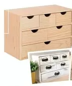 Cajonera De Pino Sin Barnizar 3X2