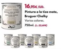 Bruguer - Pintura A La Tiza Mate, Chalky - BLANCO