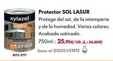 Xylazel - Sol Lasur Satinado 750ml - CAOBA