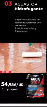 Agua Stop - Hidrofugante