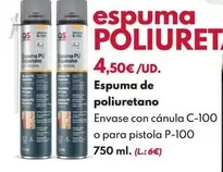 QS - Espuma De Poliuretano - CÁNULA C-100