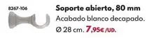 Soporte Abierto, 80 Mm