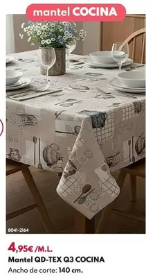 Mantel Qd-Tex Q3 Cocina