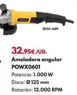 Power Plus - Amoladora Angular POWX0601