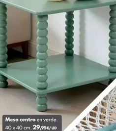 Mesa Centro En Verde