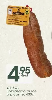 Crisol - Sobrasada Dulce O Picante