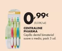 Centraline Pharma - Cepillo Dental Bimaterial Suave O Medio