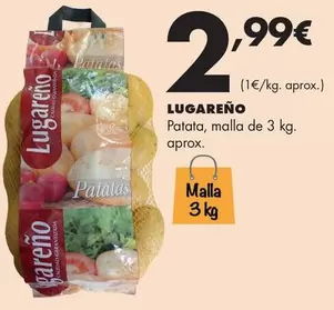 Lugareño - Patata, Malla De 3 Kg. Aprox.
