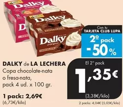 La Lechera - Dalky Copa Chocolate-Nata O Fresa-Nata
