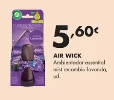 Air Wick - Ambientador Essential Mist Recambio Lavanda