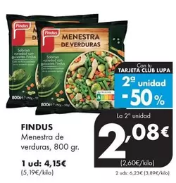 Findus - Menestra De Verduras, 800 Gr